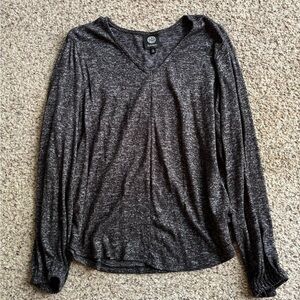 Bobeau long sleeve blouse size large